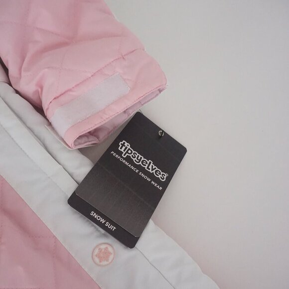 Tipsy Elves Powder Pink One Piece Ski Suit Snowsuit Size L NWT - Picture 9 of 14